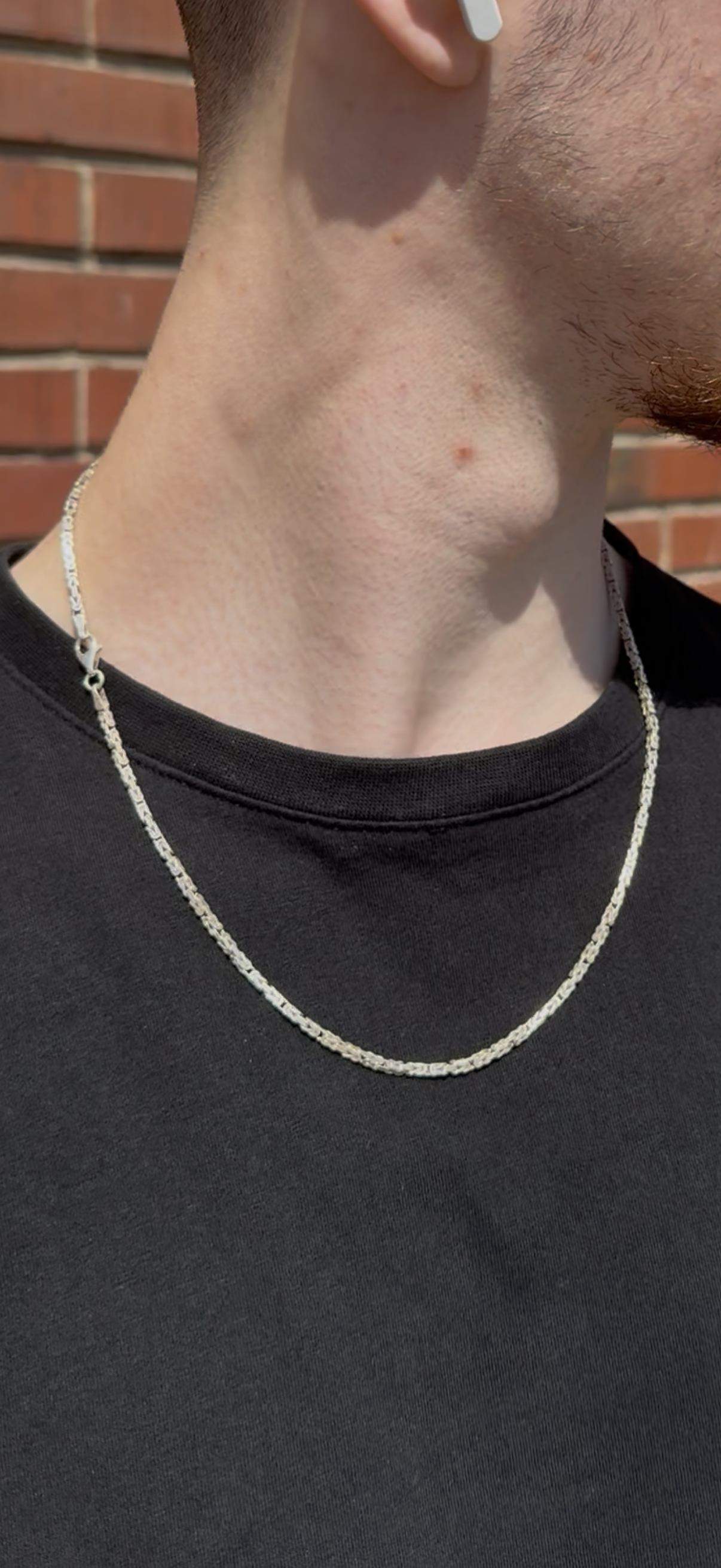 2.5MM BYZANTNE CHAIN S925 SILVER