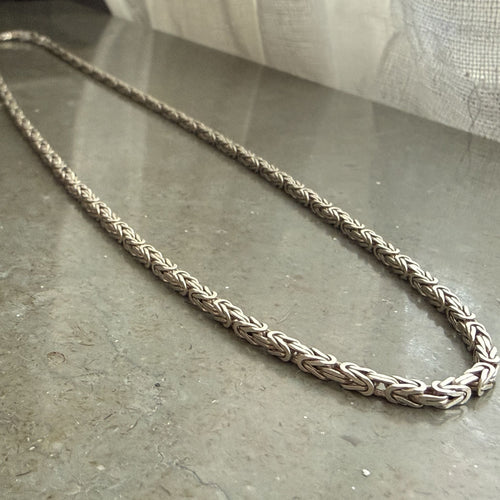 Byzantine Chain S925 Sterling Silver - 2.5 cm / 1 in
