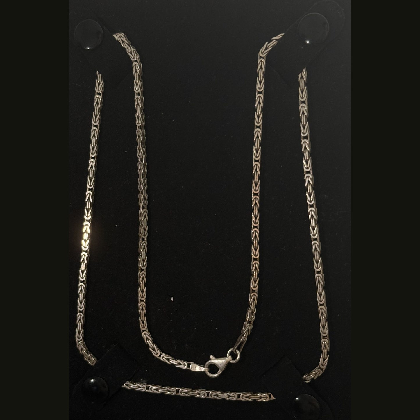 2.5MM BYZANTNE CHAIN S925 SILVER