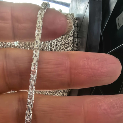 2.5MM BYZANTNE CHAIN S925 SILVER